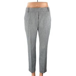 Lynn Women's Gray Mid Rise Straight Leg Career Trousers Dress Pants Size S